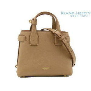 Burberry Baby Banner House Check Mini Handbag Brown Calf